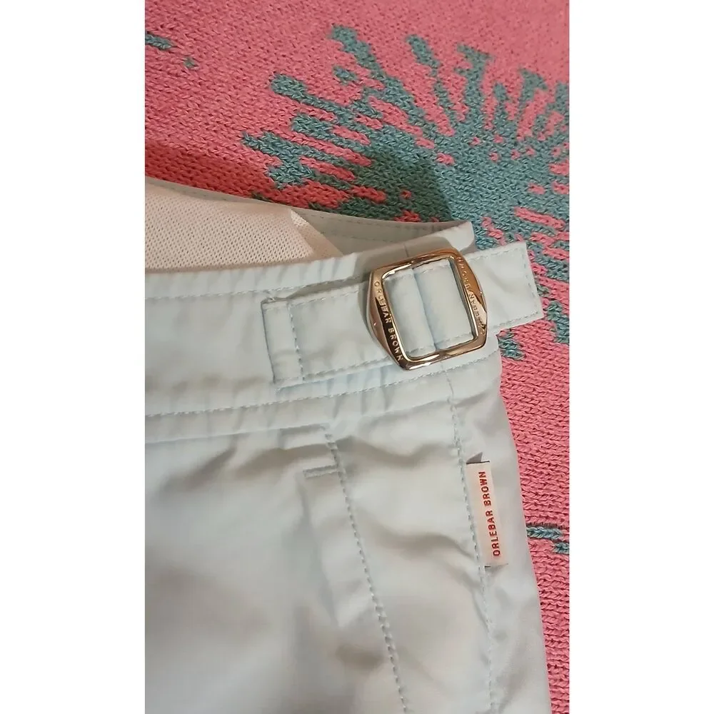 Orlebar brown mens 32 beach shorts swim trunks blue